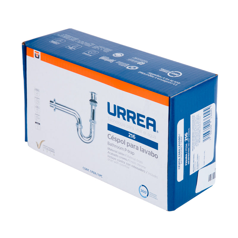 Urrea - Cespol P/Lav. Fig. 207 Economico Laton