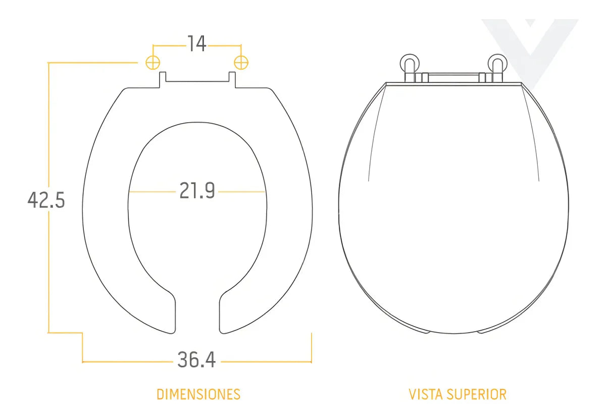 Vicar - Asiento Red. Vicar M-92 Extra Blanco