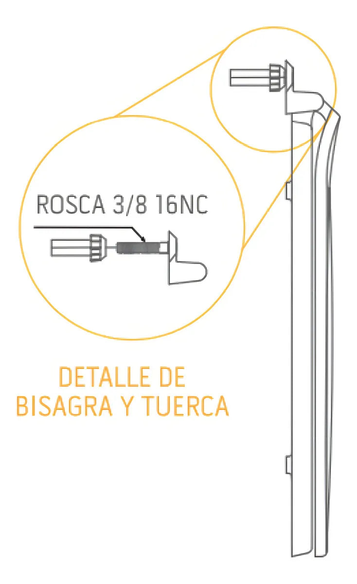 Vicar - Asiento Red. Vicar M-92 Extra Blanco