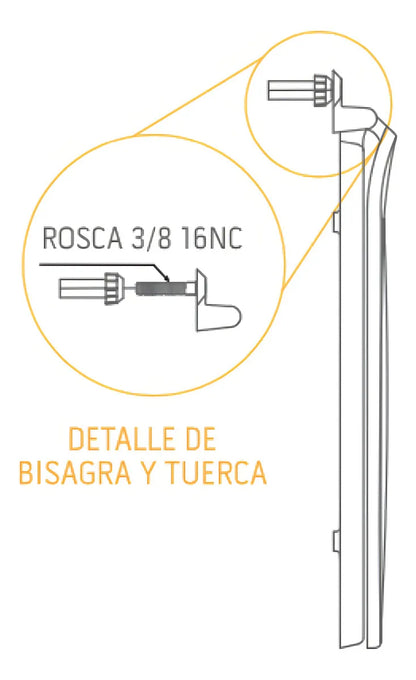 Vicar - Asiento Red. Vicar M-92 Extra Blanco