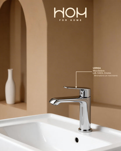 Urrea - Mezc. P/Lav. Lia Fig. 100Cl Cromo Corto